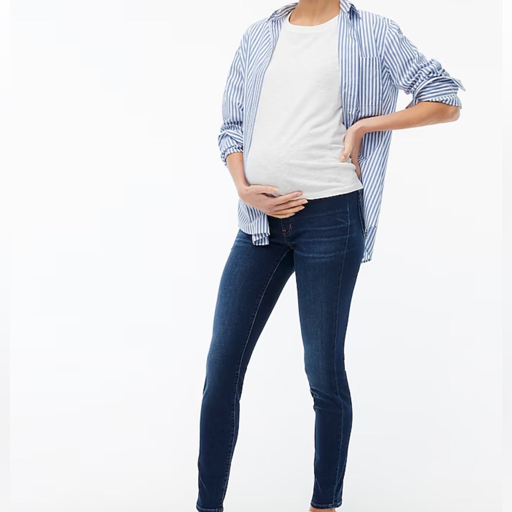 J Crew skinny Maternity black jeans